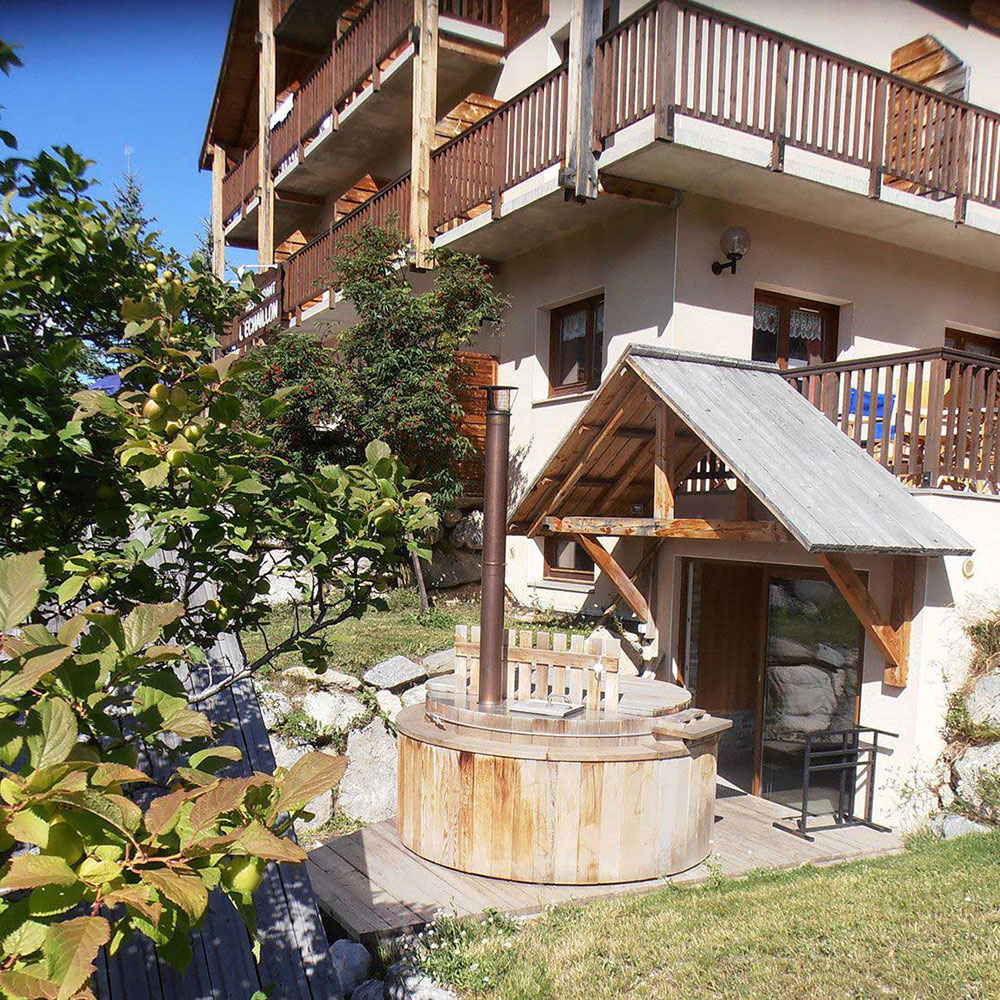 The well-being area of ​​the hotel Echaillon in Nevache